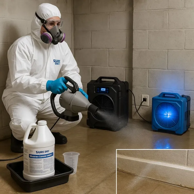 Sanitization and Odor Removal process in Stanley, NC