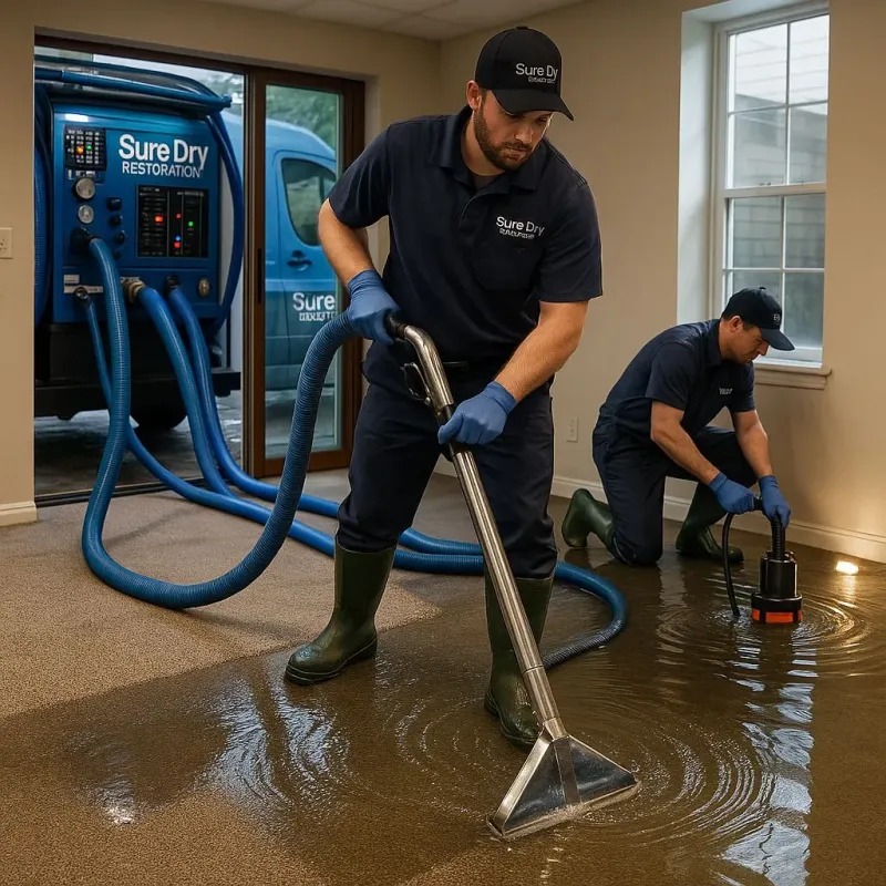 Water Extraction and Removal process in Stanley, NC